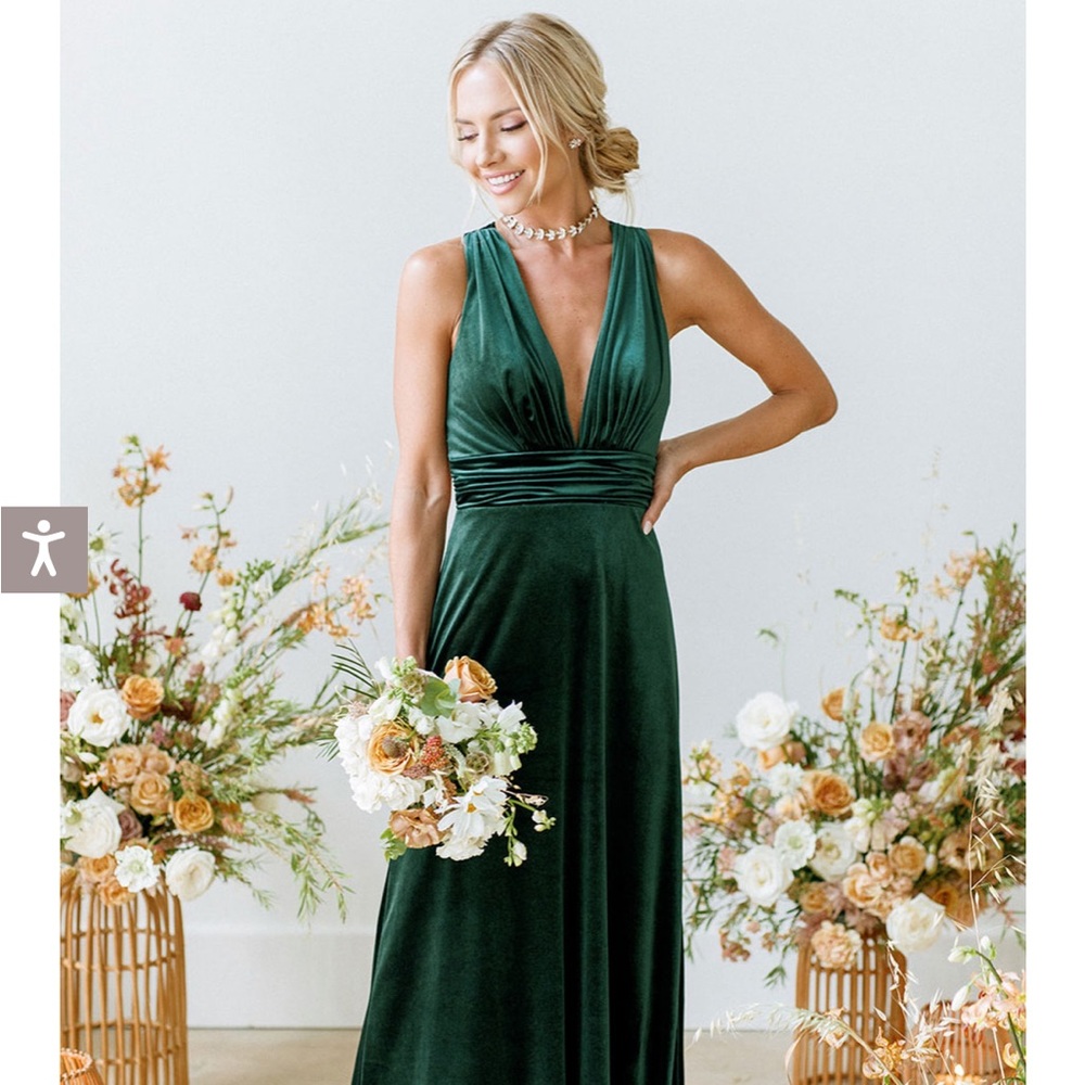 COPY - Dusty Rose Revelry Velvet Bridesmaids Dress -Dylan